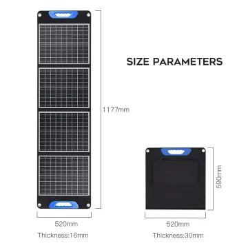 Whaylan 100W Charger portable Panneau solaire en plein air portable