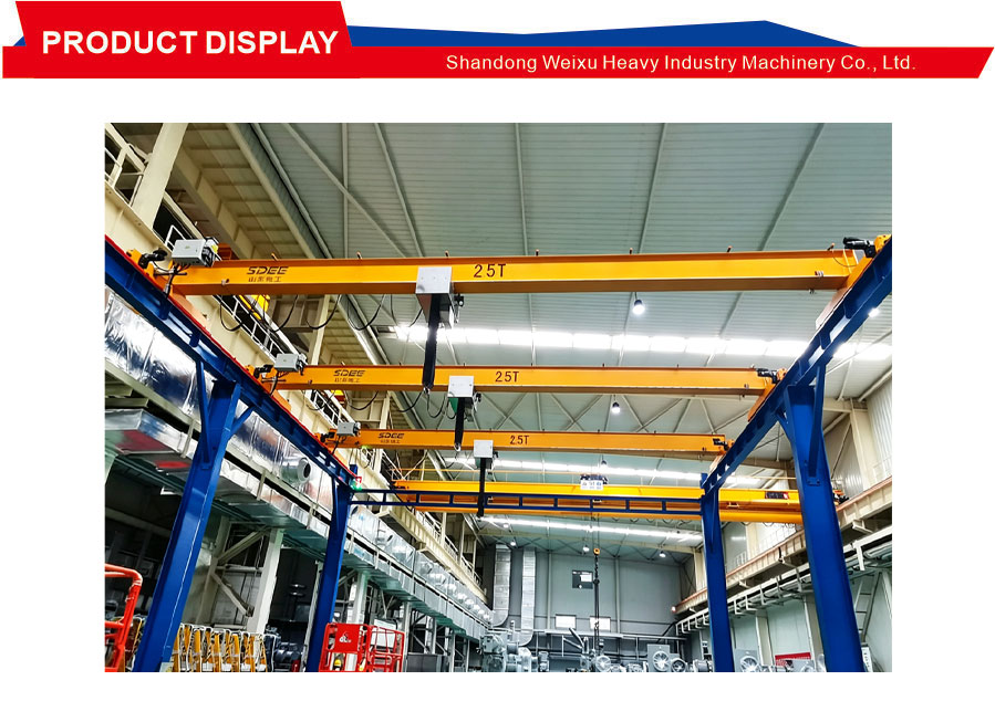 heavy load single girder crane