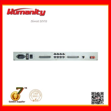 E1 and Ethernet over fiber multiplexers