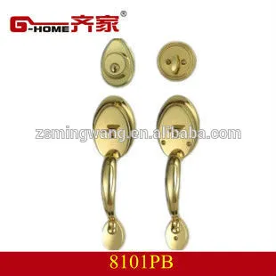 euro style handle lock with double handle