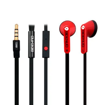 3.5mm plug noise cancelling with microphone Chinese earbuds
