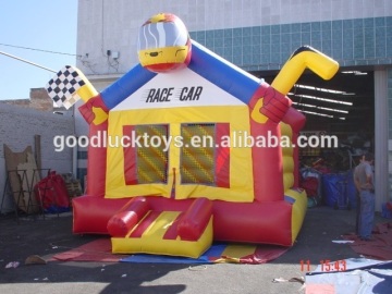 2017 hot sale inflatable Race car bounce house