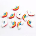 30mm Lovely Colorful Cloud Resin Flatback Cabochons For Hair Bow Centers DIY Scrapbooking Decoration