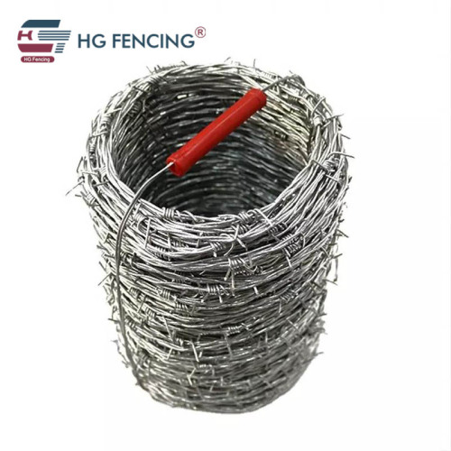 Galvaniserat rostfritt stål PVC -belagd taggtråd