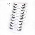 half set lash extensions strips half false eyelashes