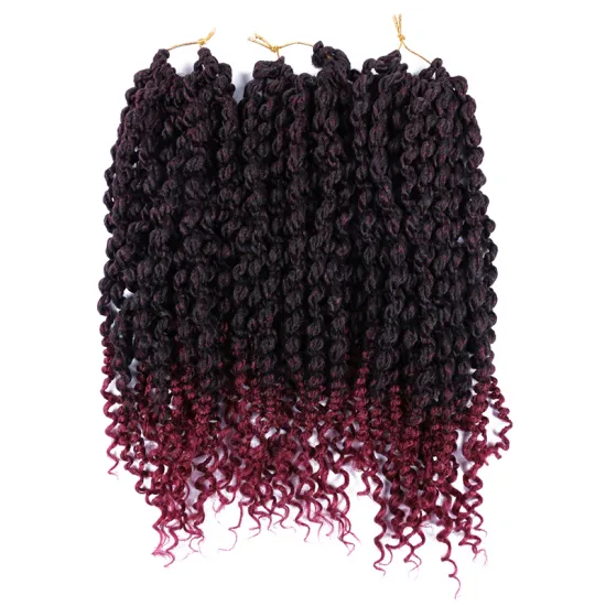 Free Sample Hair High Quality Braiding Extensions Crochet Fashion Cheap Heat Resistant Spring Twist Hair Curly Ends