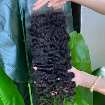 Burmese Curly 5x5 HD Lace Closure - Raw Human Hair Wholesale