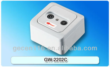 2013 New SAT/TV/FM Wall socket GW-2202C