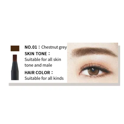 Longlasting Pencil With Brush Vegan Waterproof Eyebrow