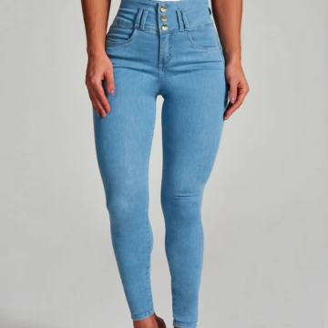 Colombian Factory Butt Lifting Jeans for Women - Plus Size High Waisted Skinny Denim Pants