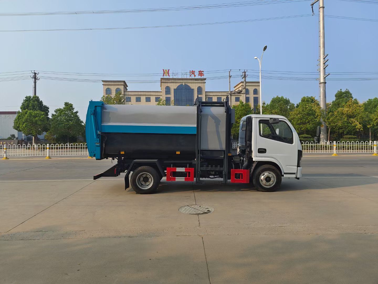 High Capacity Garbage Compression Station Unit