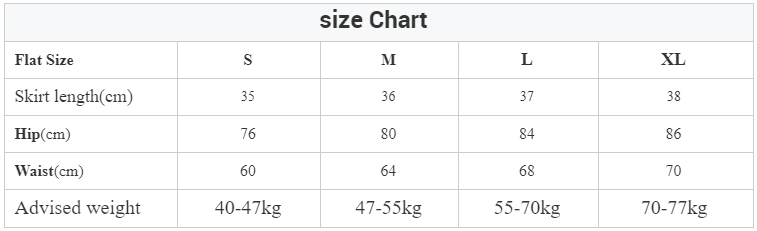 Size Chart 5