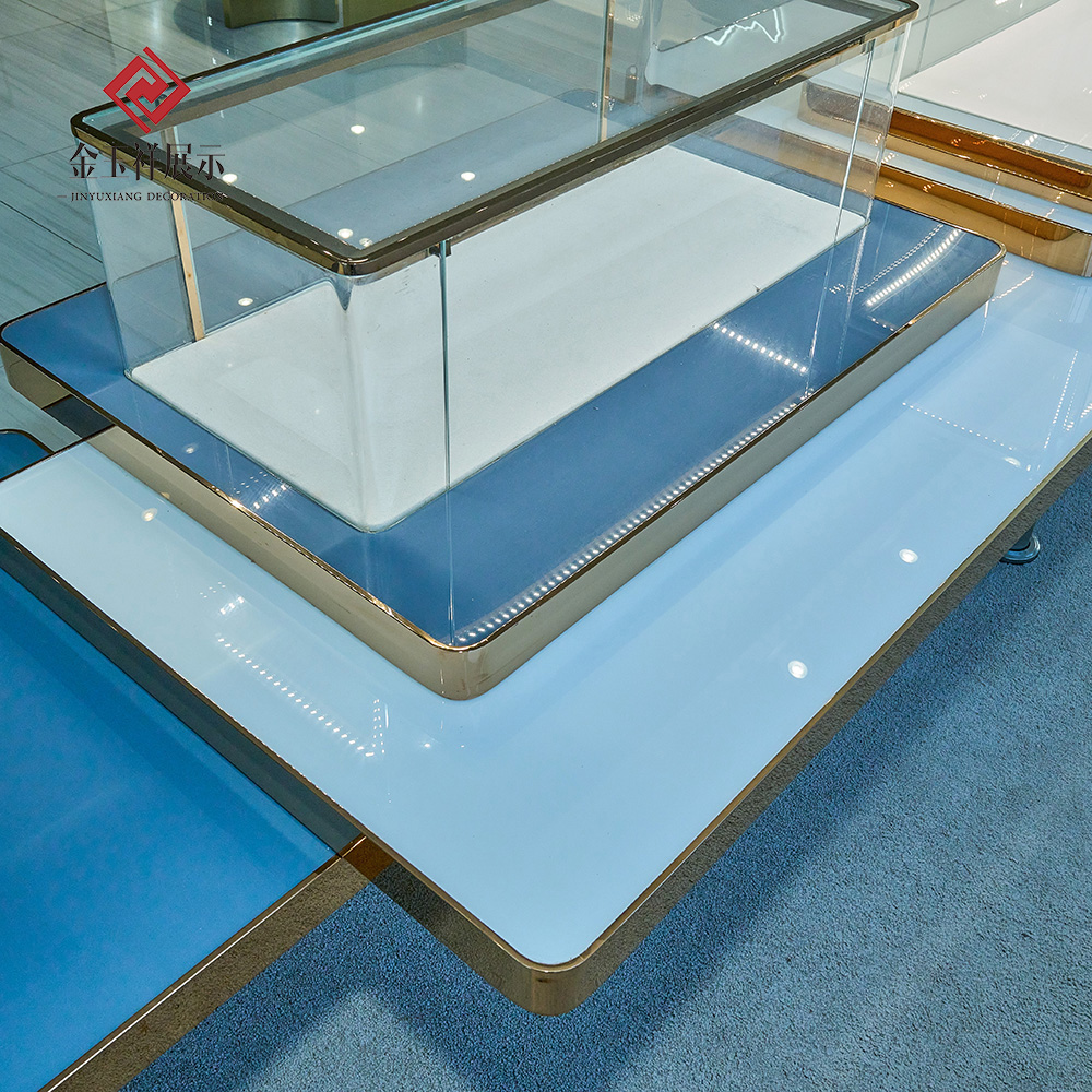 Gold Jewelry Display Cabinet