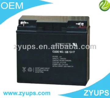 Lead Acid Battery 12v 17AH GEL Battery For UPS