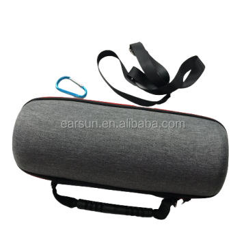 JBL Pulse 4 Bluetooth Speaker Hard Shell Travel Case dengan Tali Bahu yang Dapat Disesuaikan - Hitam