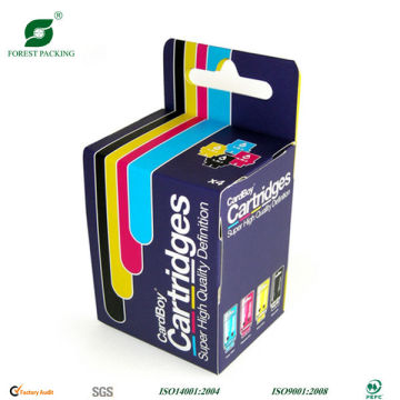 PAPER PACKAGING BOX WITH HANGER