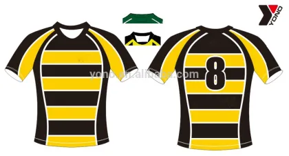 Specialized 100% polyester custom rugby Football jersey wear