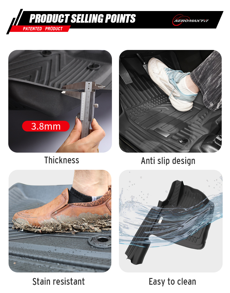 Toyota LC100 floor mats Left driver's seat_04