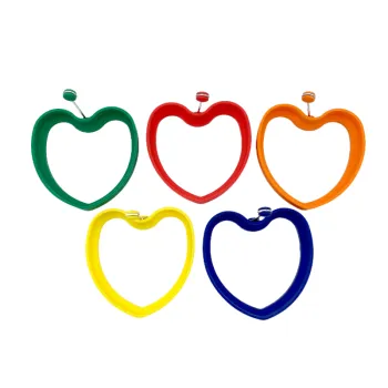 Round Food Grade Silicone Omelette Ring: Non-Stick, Non-Slip, and Insulated