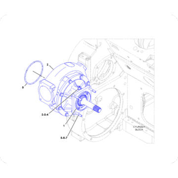 Petrol Engine Water Pump Assembly 381-7226/3817226