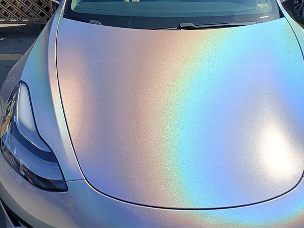 rainbow الليزر الليزر سيارة الفينيل التفاف