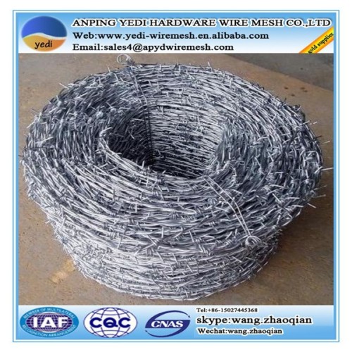 galvanized barbed wire/best price barbed wire machine