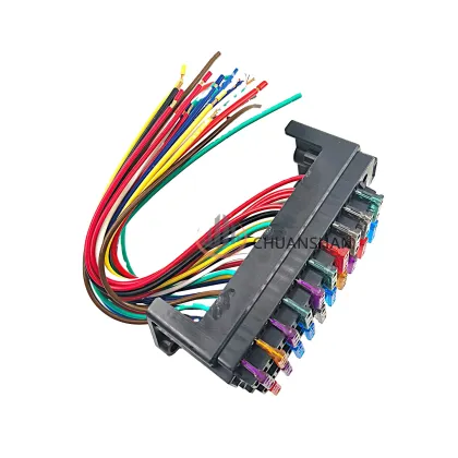 Kato HD820-2-3 Construction Machinery Parts: Fuse E-box, Fuse Assembly, Socket, and Power Cord Fuse