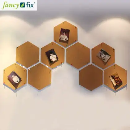 Hexagon Self-Adhesive Mini Wall Cork Board