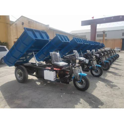 self-loading electric tricycle hydraulic dumper