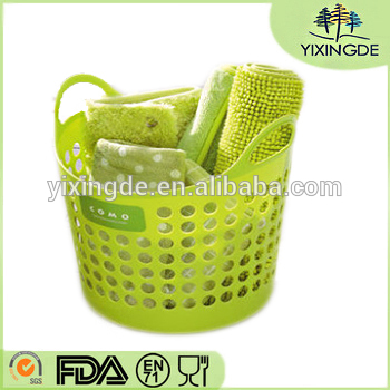 hollow-out plastic storage basket Laundry basket sundries basket
