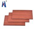 Textura de madeira personalizada ACP para elegante exterior interior