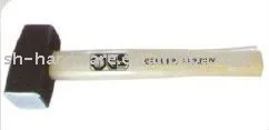 German-type safety stoning hammer with bleaching handle