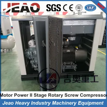AC Power 37kw/50HP Source and Oil Lubrication Screw Style Air Compressor
