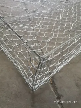 wire cage stone retaining walls
