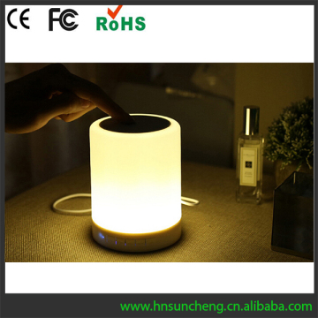 2017 high quality Wireless portable Bluetooth Speaker with led light