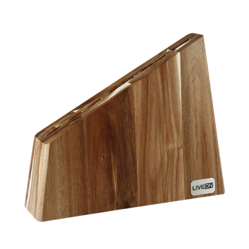 Bloc en bois d'acacia de conception d'inclinaison