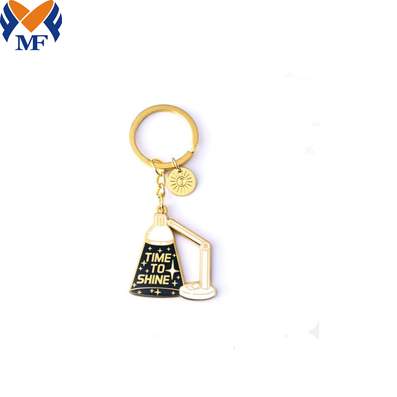 Time To Shine Enamel Keychain1