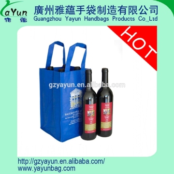 holiday wine flour wholesale custom carrier bag