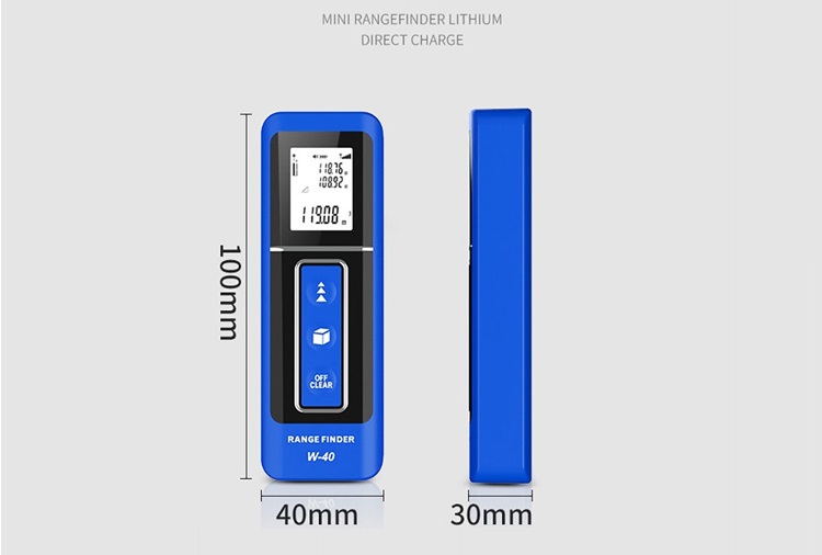 Handheld Distance Meter 40m Front Handheld Distance Meter 40m Front