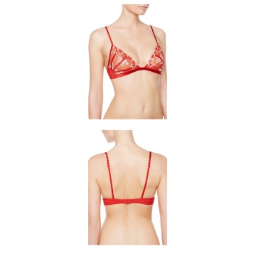 Ensemble soutien-gorge et culotte sans fil de haute qualité en stock