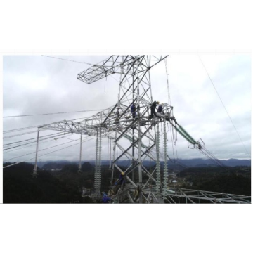 Construcción de red de distribución de energía