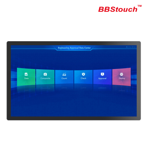 65" Large wall-mounted touch monitor