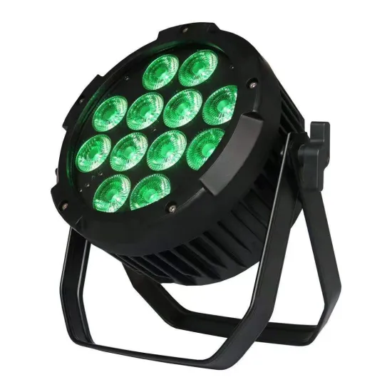 Wireless DMX Control IP64 Waterproof LED Par Lights - 12x12W RGBWAUV