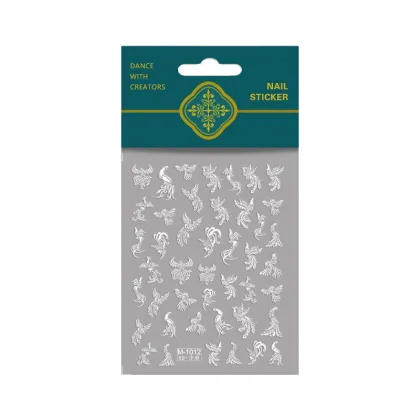 Redanco DIY Self-Adhesive 5D Nail Art Stickers - Phoenix Design