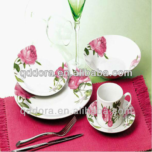 Dishwasher And Microwave Safe Dinner Set, High Quality Dishwasher And