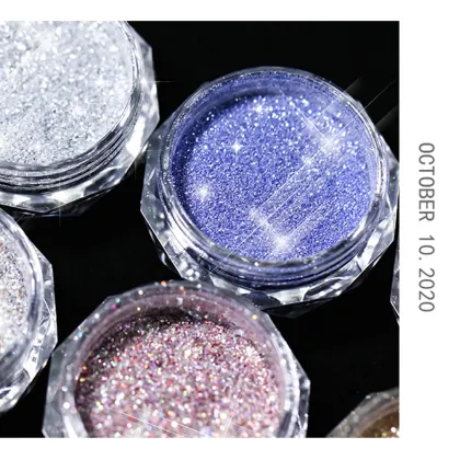 Non-Toxic Bulk Craft Glitter Pigment Powder for Nail Art