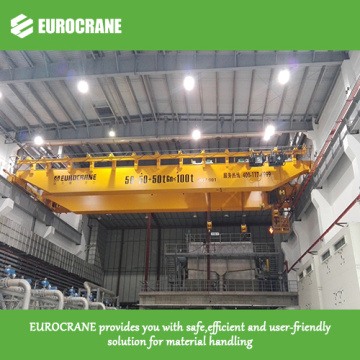 Double Girder Bridge Crane dans l&#39;industrie du papier