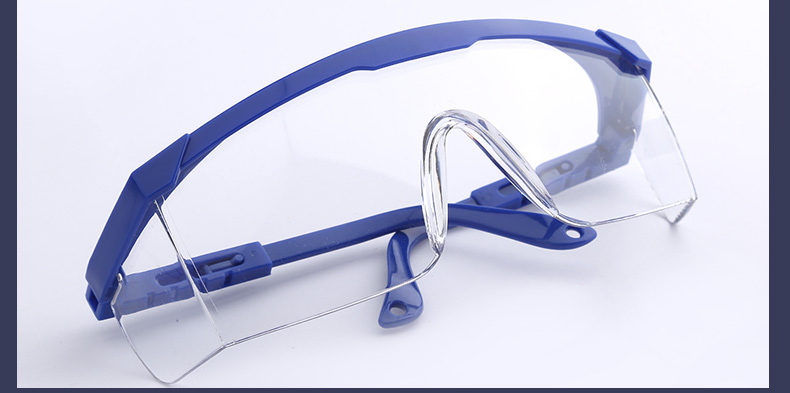 Adjustable leg thickening protective glasses