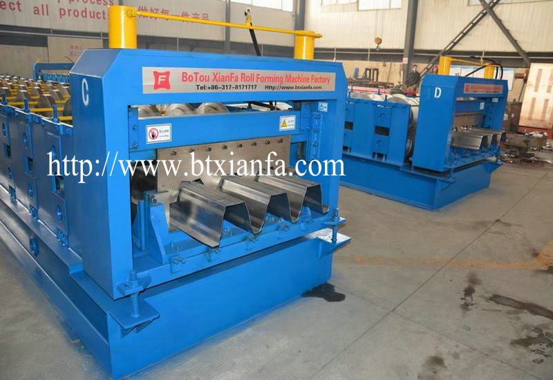 Galvanized Steel Floor Deck Roll Forming Machine