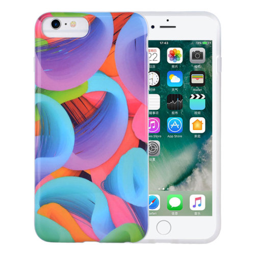 Colorful Whirlwind Cellula Mobile Phone Case for IMD iPhone 6S Case